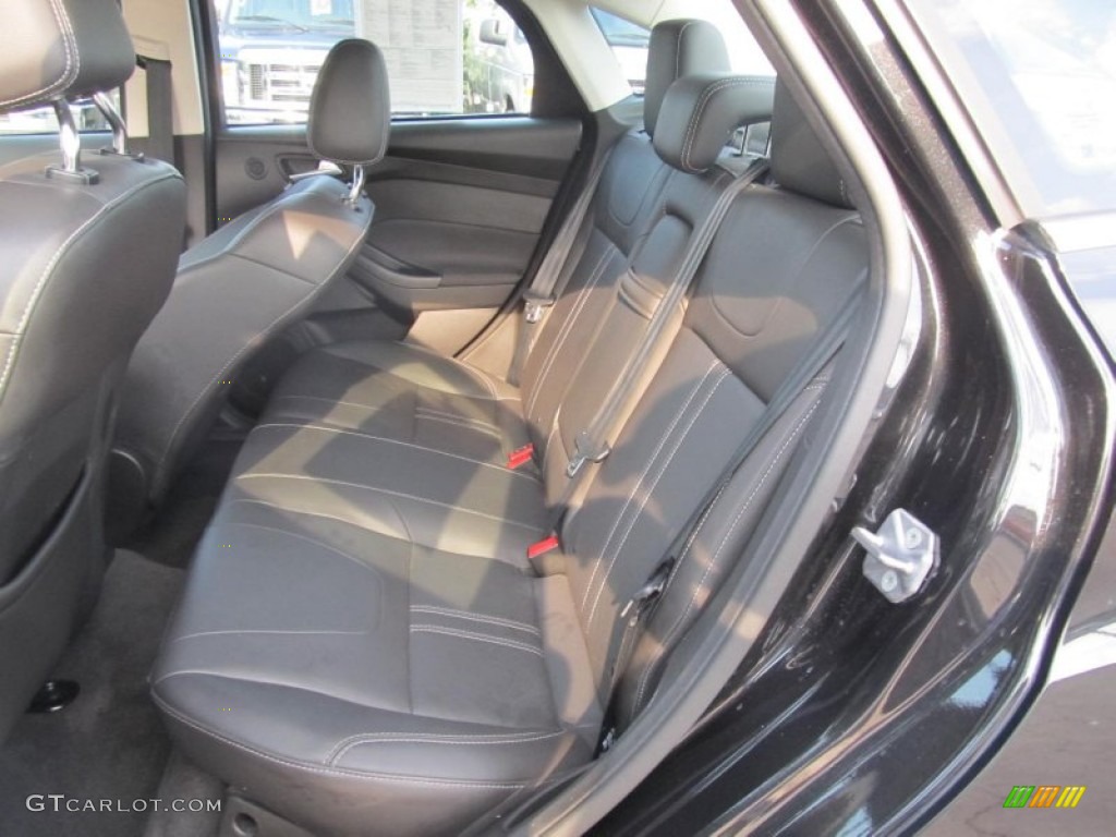 2012 Ford Focus Titanium Sedan Rear Seat Photo #69322122