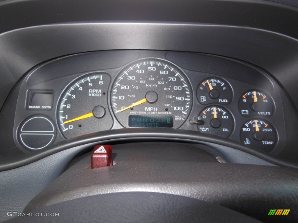2000 GMC Sierra 1500 SLE Extended Cab Gauges Photo #69322296