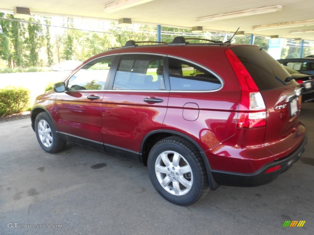 2008 CR-V EX 4WD - Tango Red Pearl / Gray photo #28