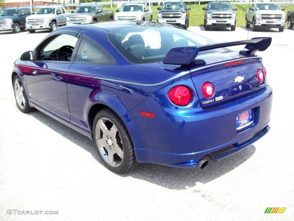 2006 Cobalt SS Supercharged Coupe - Laser Blue Metallic / Ebony/Blue photo #2