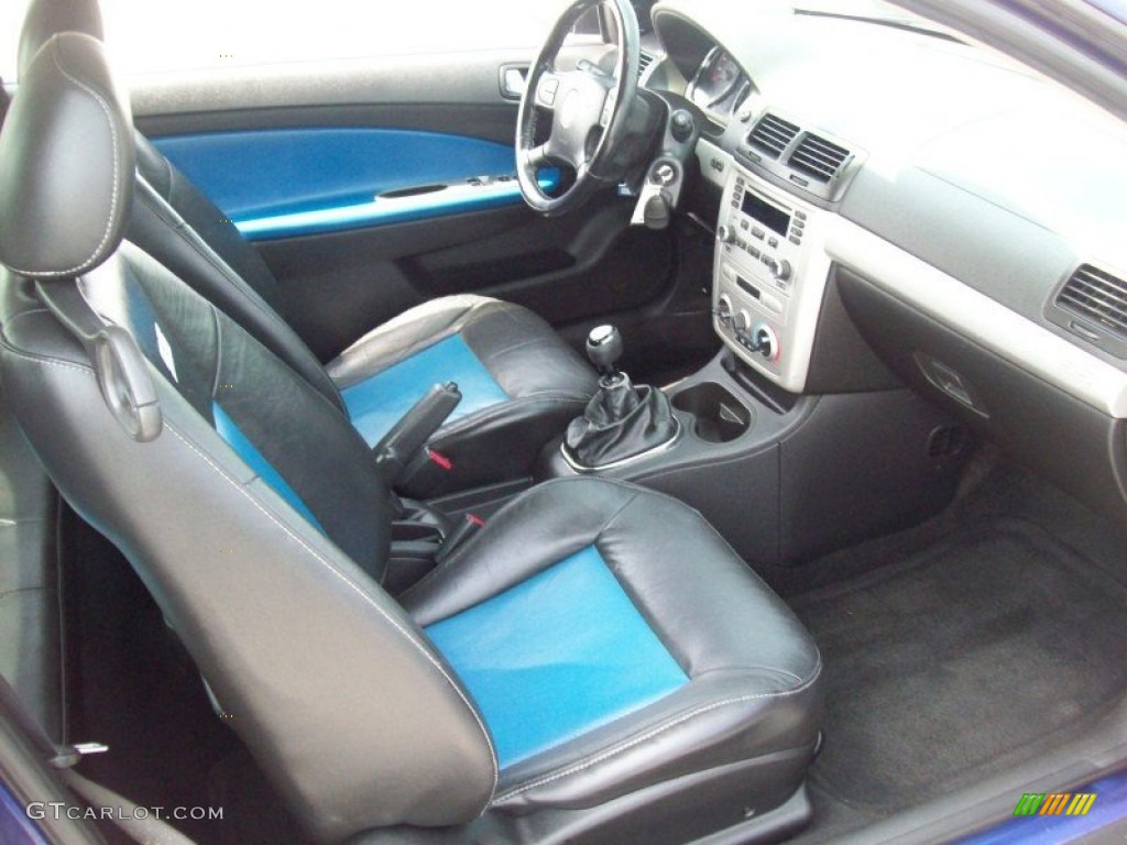 Ebony/Blue Interior 2006 Chevrolet Cobalt SS Supercharged Coupe Photo #69323040