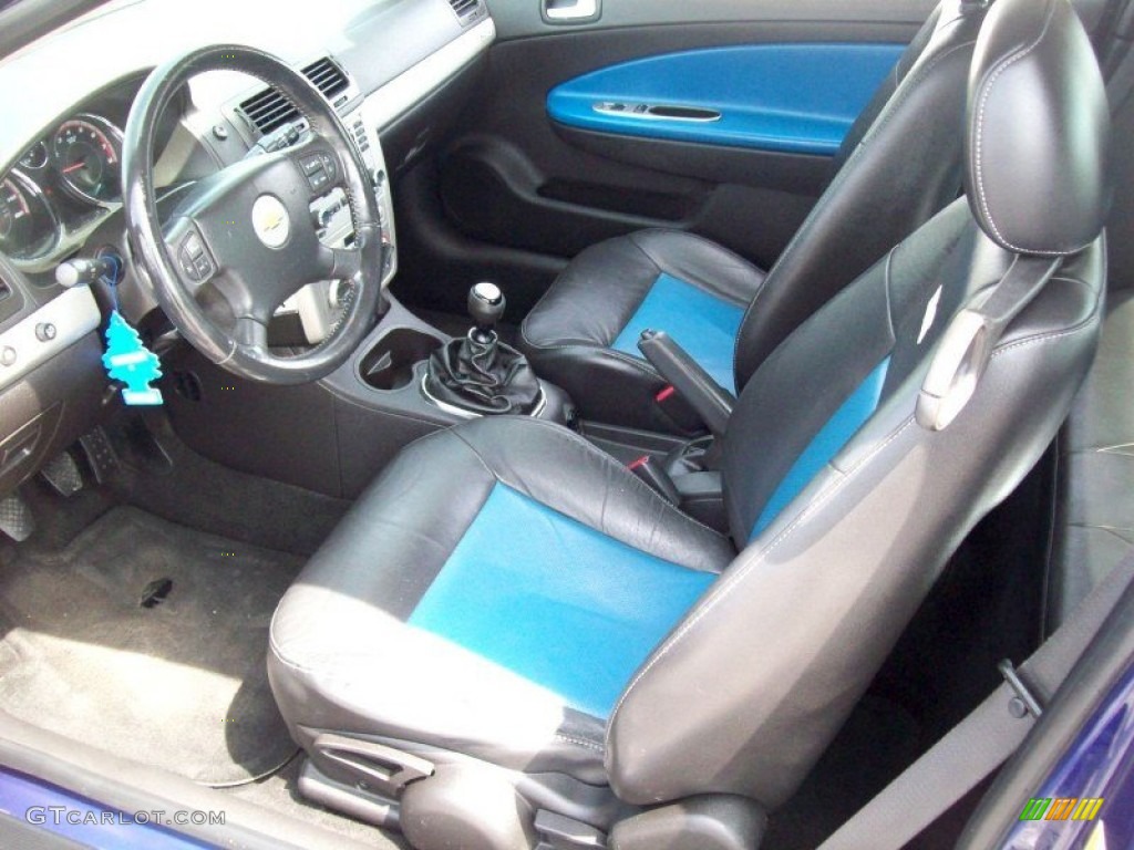 Ebony/Blue Interior 2006 Chevrolet Cobalt SS Supercharged Coupe Photo #69323157