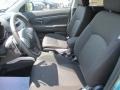 2012 Mitsubishi Outlander Sport Black Interior Front Seat Photo