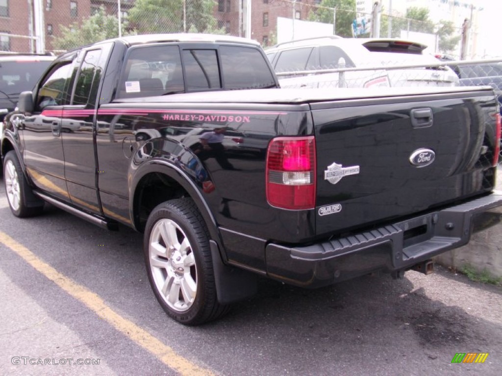 2006 F150 Harley-Davidson SuperCab 4x4 - Black / Black photo #3
