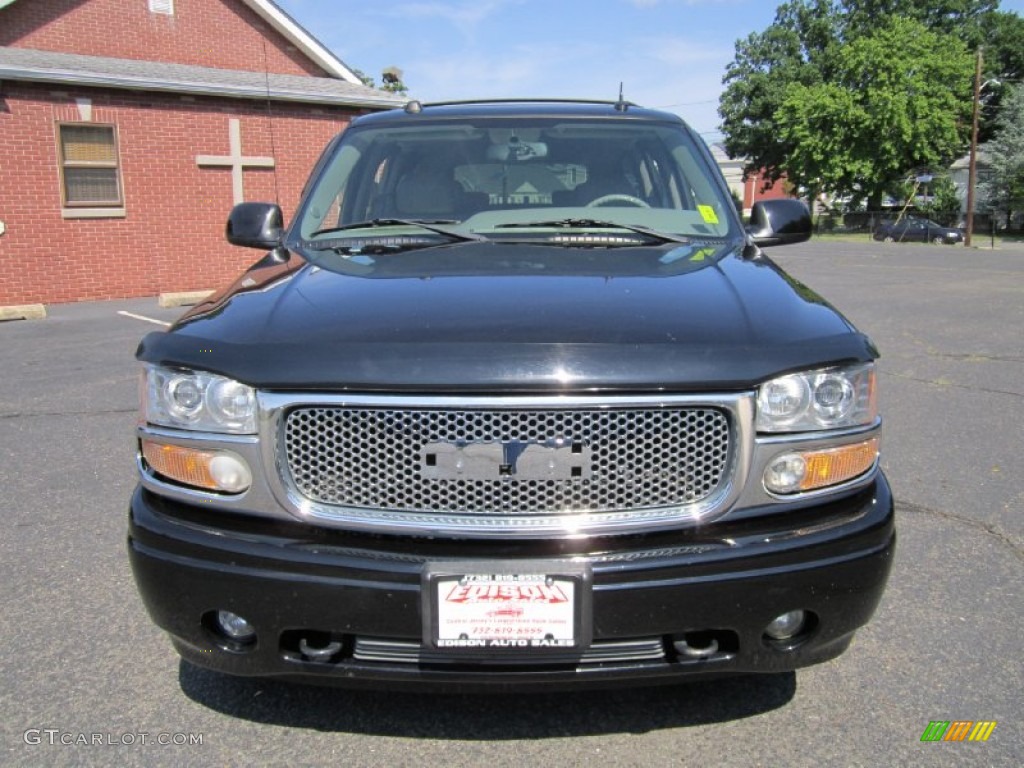 2004 Yukon XL Denali AWD - Onyx Black / Stone Gray photo #12