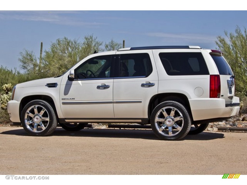 White Diamond Tricoat 2011 Cadillac Escalade Premium AWD Exterior Photo #69325156