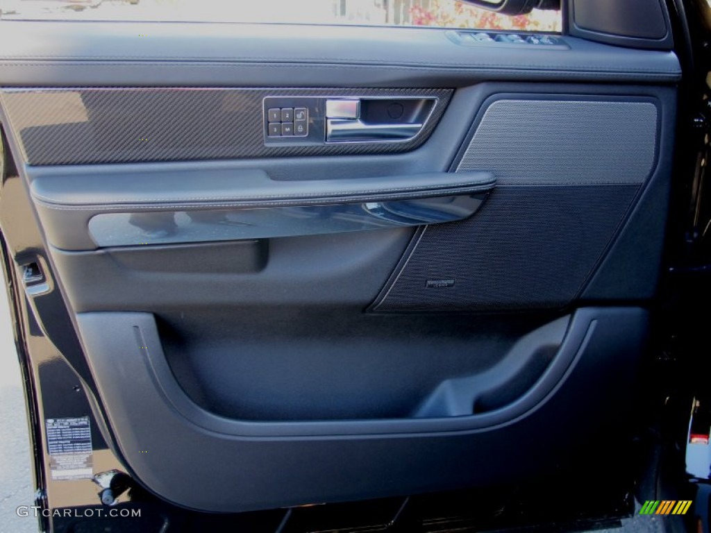 2013 Land Rover Range Rover Sport Supercharged Limited Edition Limited Edition Ebony/Lunar Door Panel Photo #69326178