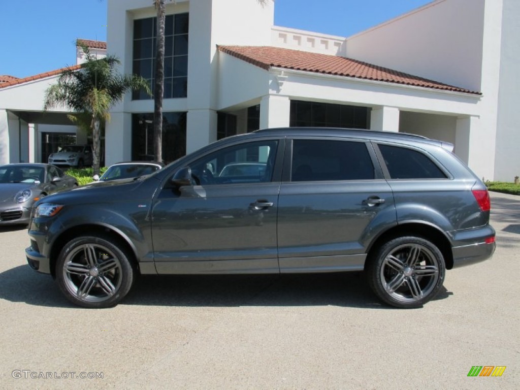 Graphite Gray Metallic 2013 Audi Q7 3.0 TDI quattro Exterior Photo #69326391