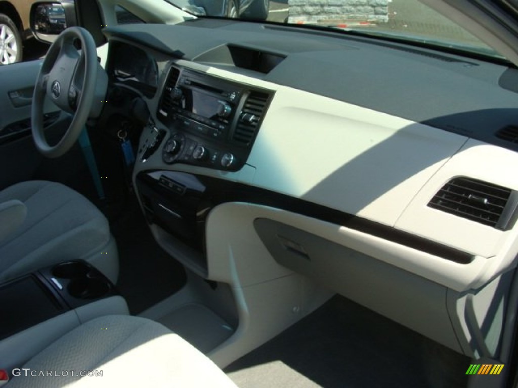 2012 Sienna LE - Cypress Green Pearl / Bisque photo #24