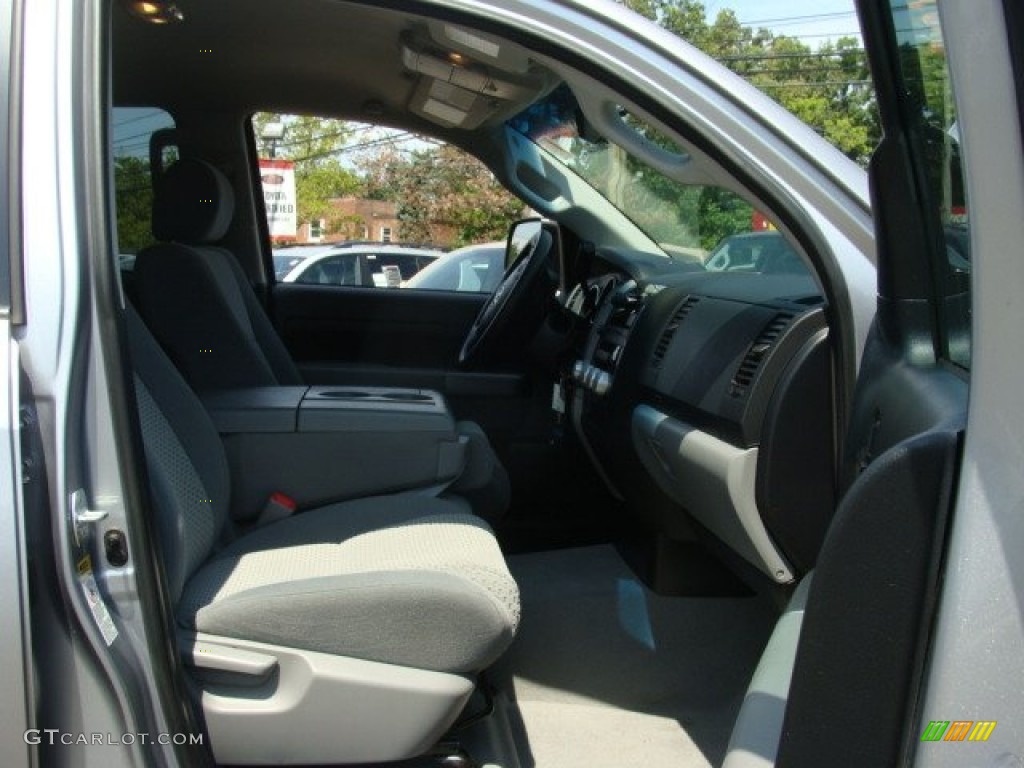 2010 Tundra SR5 Double Cab 4x4 - Silver Sky Metallic / Graphite Gray photo #20