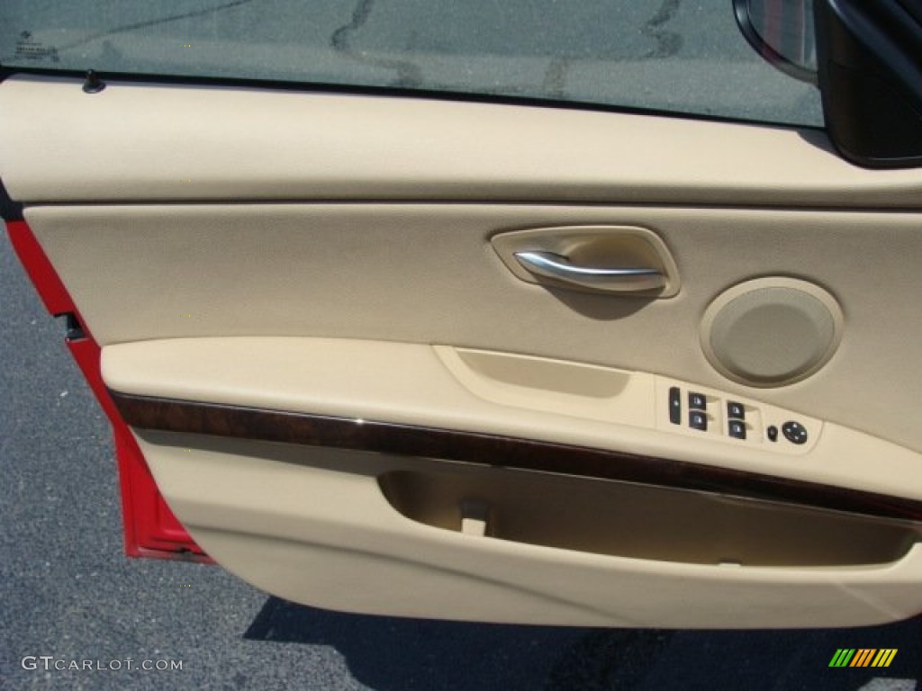 2009 3 Series 328xi Sedan - Crimson Red / Beige photo #6
