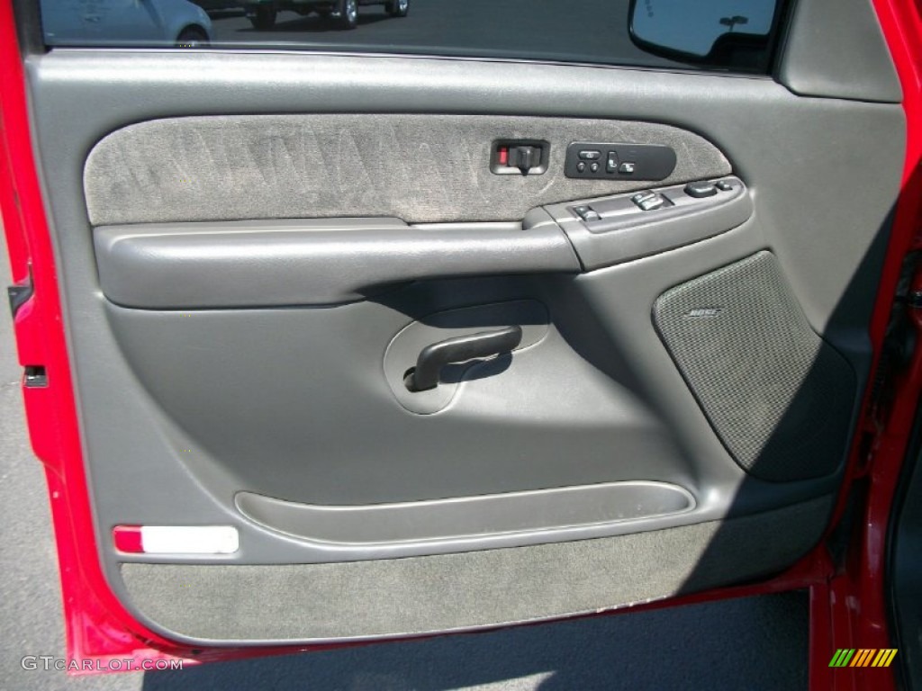 2003 Chevrolet Silverado 1500 SS Extended Cab AWD Dark Charcoal Door Panel Photo #69328917