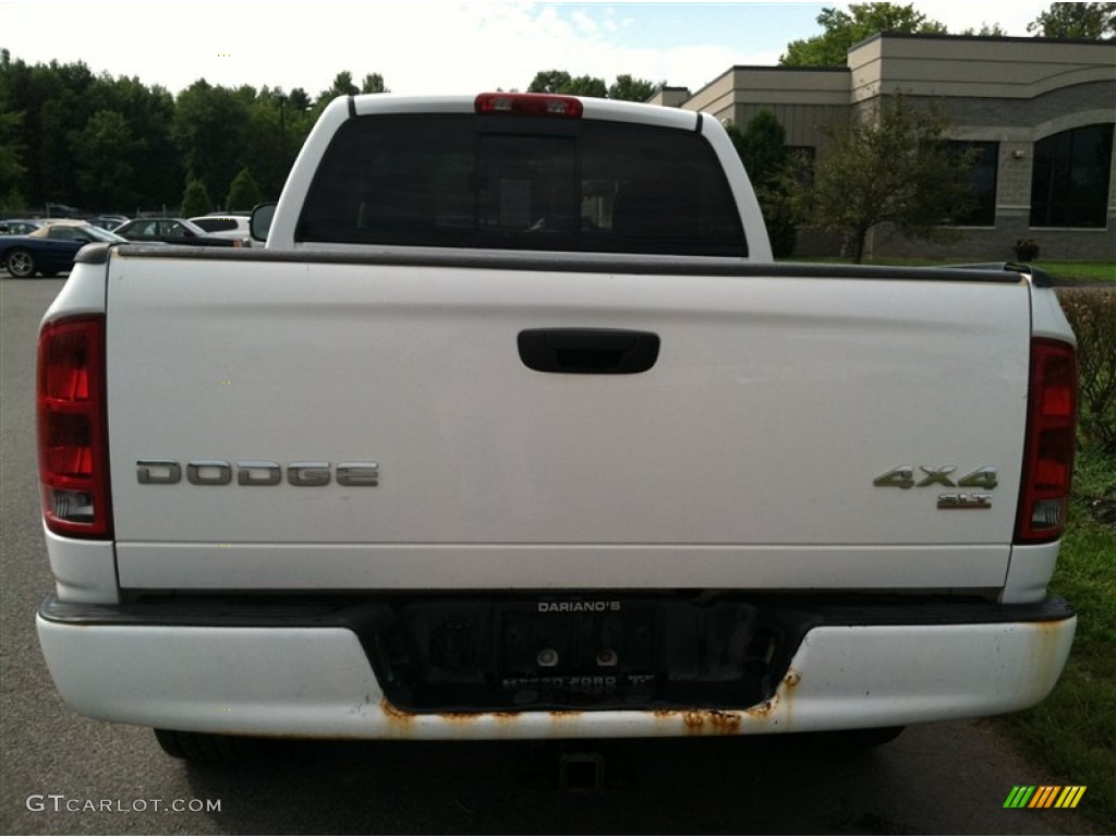 2003 Ram 1500 SLT Regular Cab 4x4 - Bright White / Dark Slate Gray photo #6