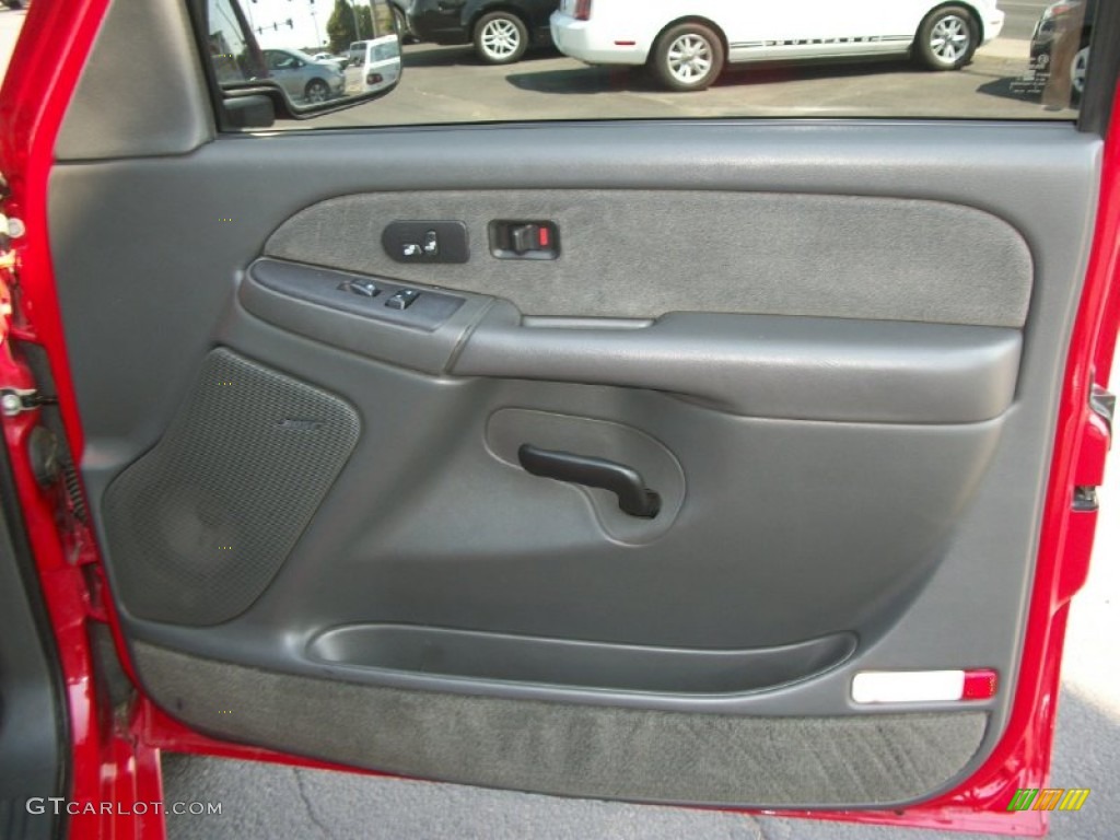 2003 Chevrolet Silverado 1500 SS Extended Cab AWD Dark Charcoal Door Panel Photo #69328953