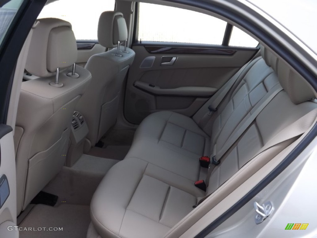 Almond/Mocha Interior 2013 Mercedes-Benz E 350 4Matic Sedan Photo #69329574