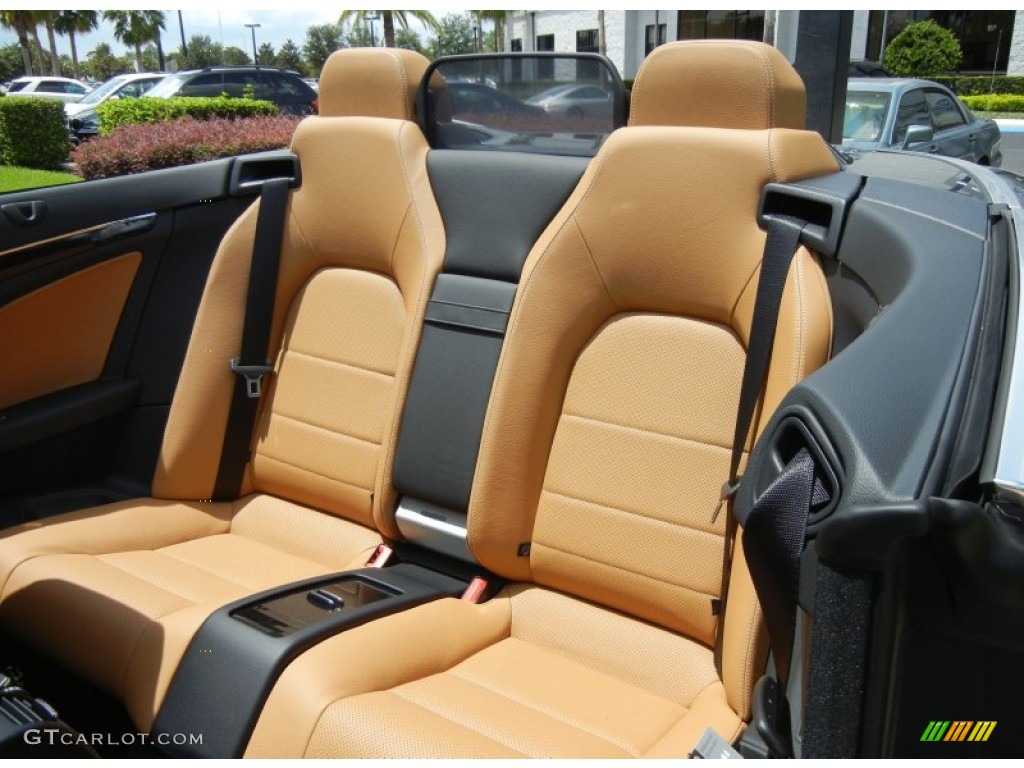 Natural Beige/Black Interior 2013 Mercedes-Benz E 350 Cabriolet Photo #69330384