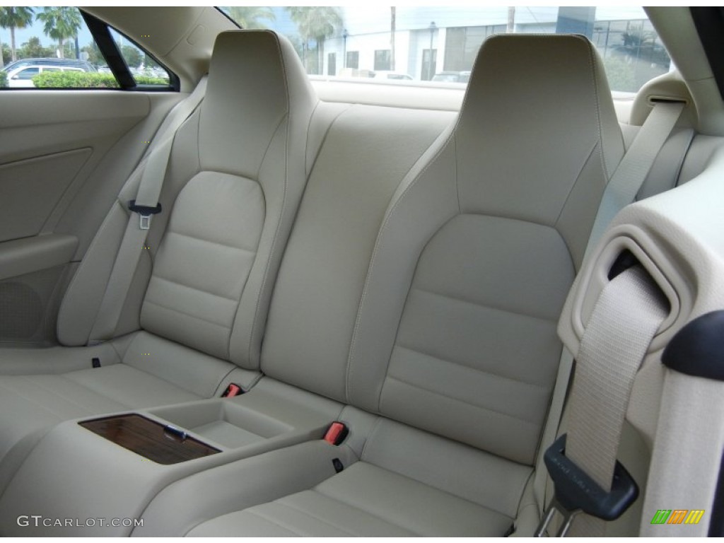 2013 E 350 Coupe - Lunar Blue Metallic / Almond/Mocha photo #6