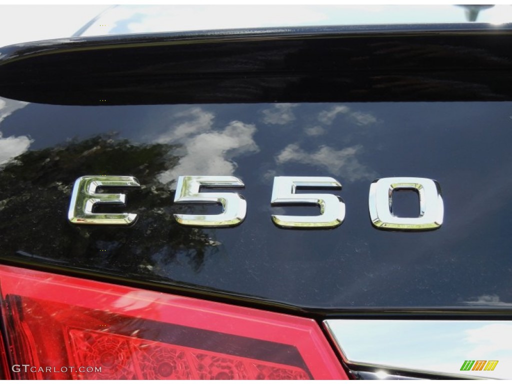 2013 E 550 4Matic Sedan - Black / Black photo #4