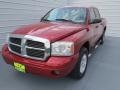 2007 Inferno Red Crystal Pearl Dodge Dakota SLT Quad Cab  photo #6