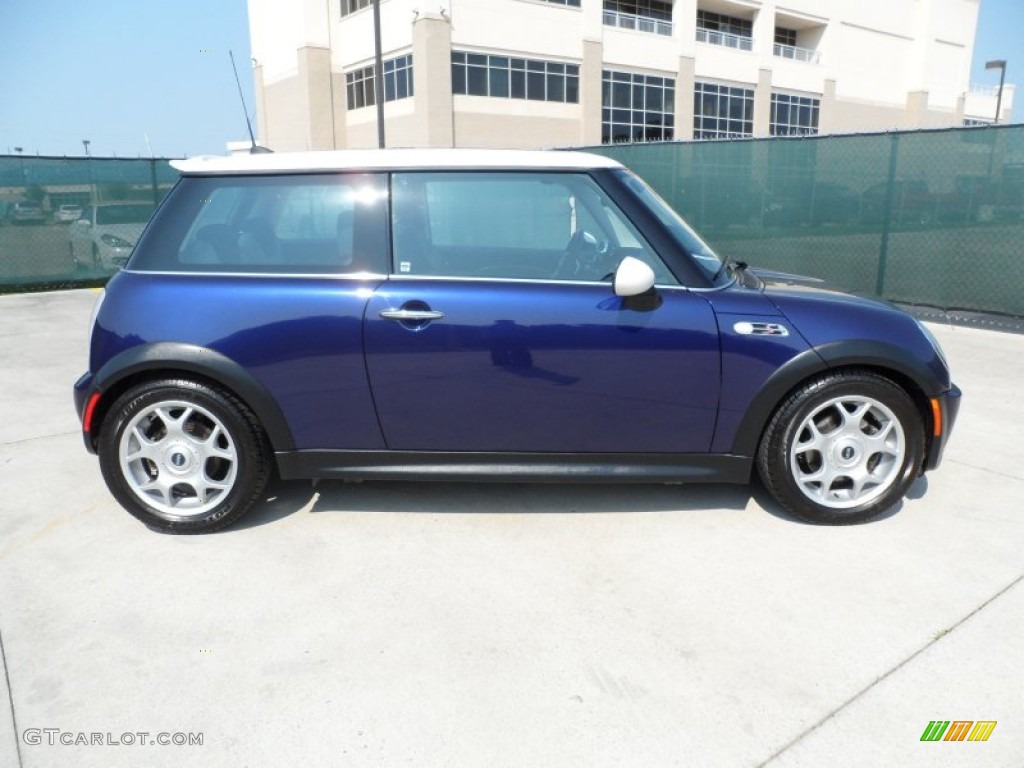 2006 Cooper S Hardtop - Space Blue Metallic / Space Gray/Panther Black photo #2