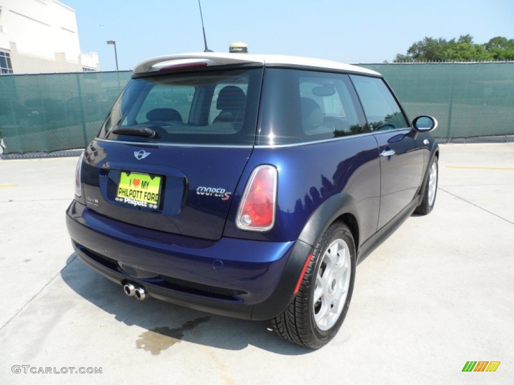 2006 Cooper S Hardtop - Space Blue Metallic / Space Gray/Panther Black photo #3