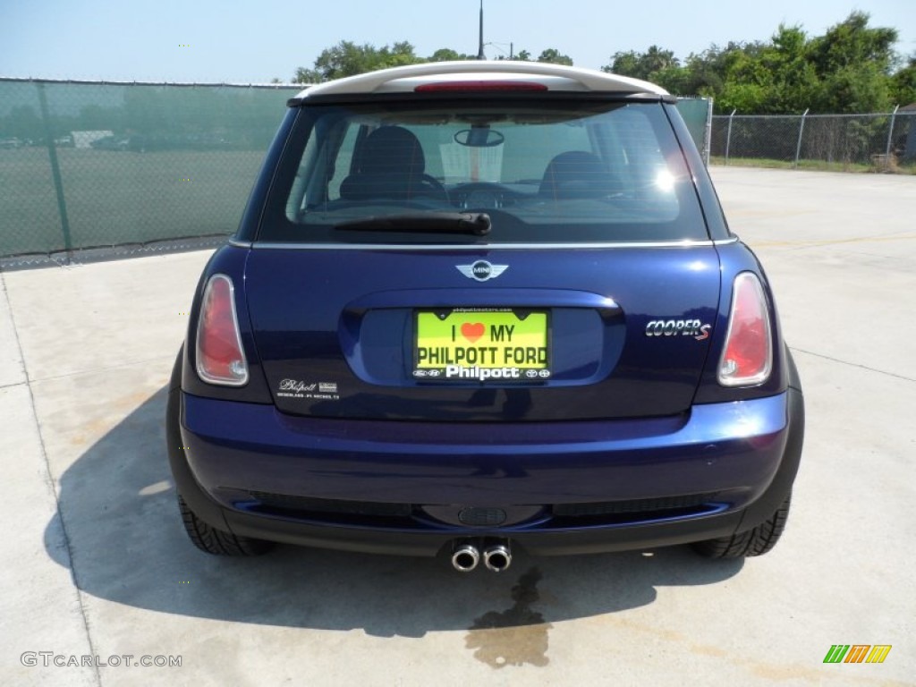 2006 Cooper S Hardtop - Space Blue Metallic / Space Gray/Panther Black photo #4