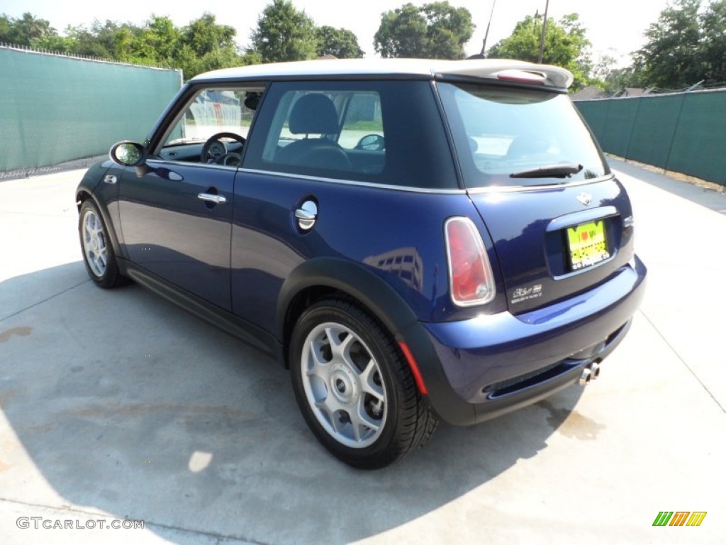 2006 Cooper S Hardtop - Space Blue Metallic / Space Gray/Panther Black photo #5