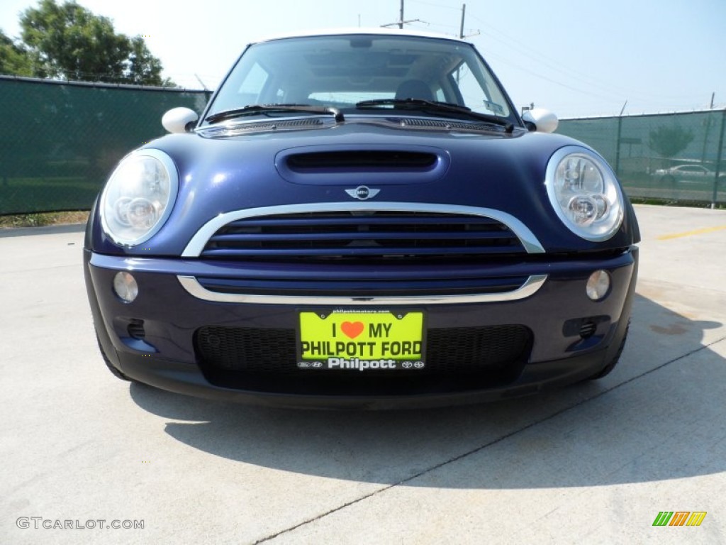2006 Cooper S Hardtop - Space Blue Metallic / Space Gray/Panther Black photo #9
