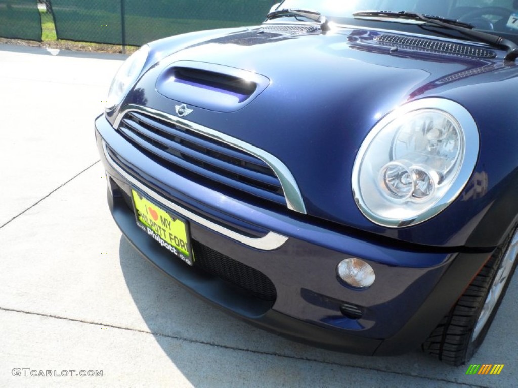 2006 Cooper S Hardtop - Space Blue Metallic / Space Gray/Panther Black photo #11