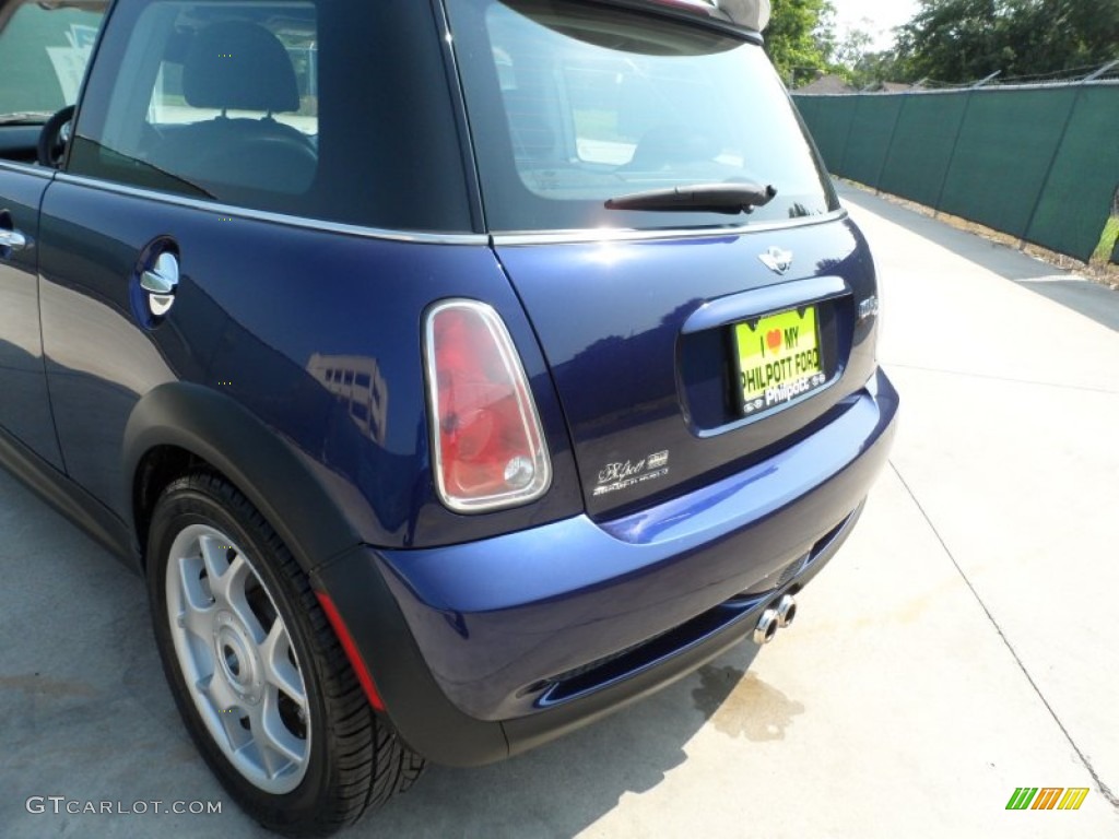 2006 Cooper S Hardtop - Space Blue Metallic / Space Gray/Panther Black photo #21