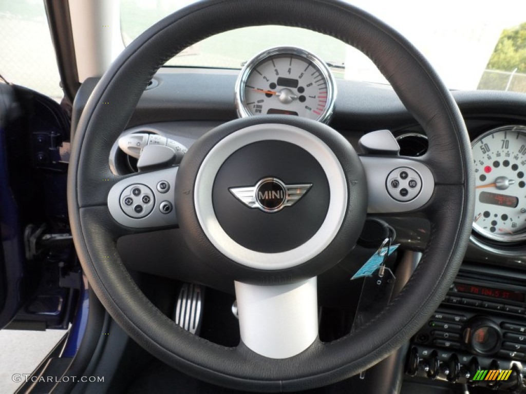 2006 Cooper S Hardtop - Space Blue Metallic / Space Gray/Panther Black photo #39