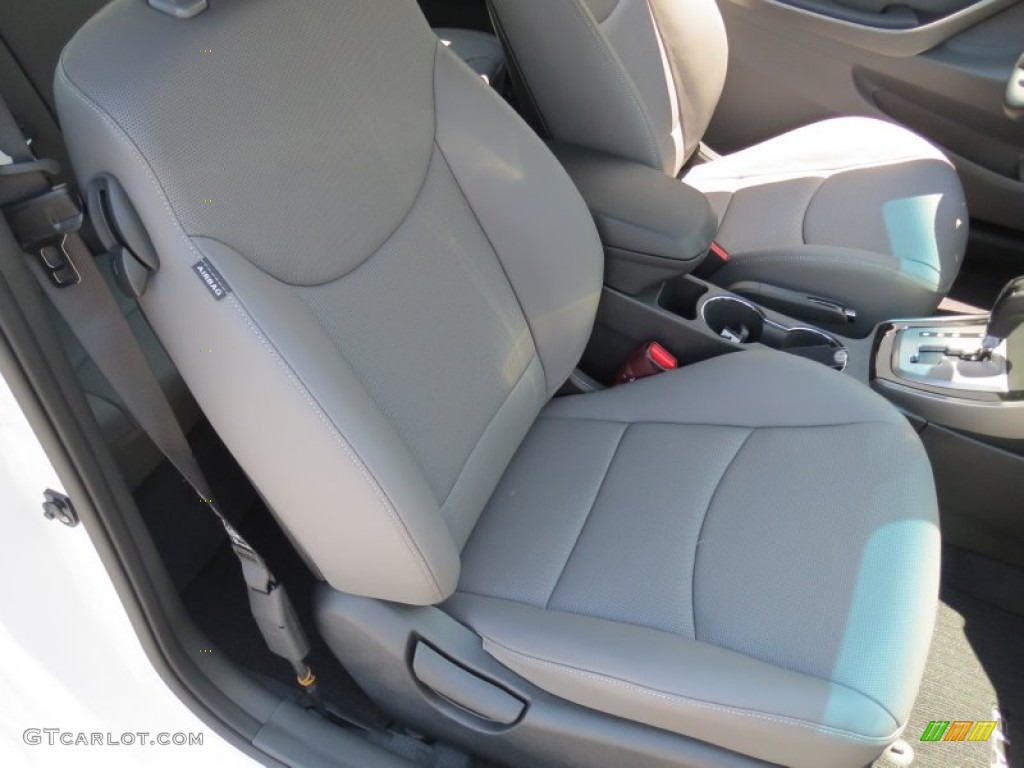 2013 Elantra Coupe SE - Monaco White / Gray photo #16