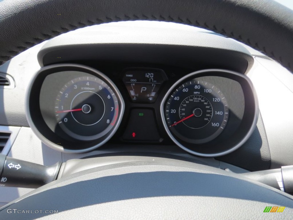 2013 Elantra Coupe SE - Monaco White / Gray photo #29