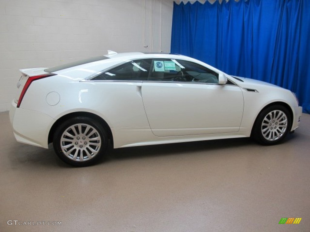 White Diamond Tricoat 2012 Cadillac CTS 4 AWD Coupe Exterior Photo #69337434