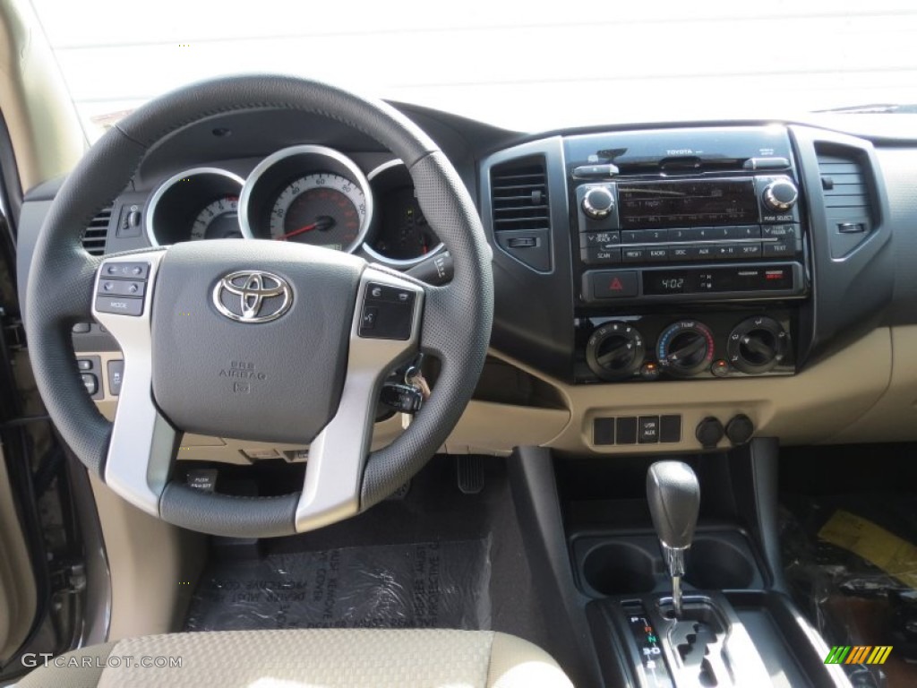 2012 Tacoma TSS Prerunner Double Cab - Pyrite Mica / Sand Beige photo #26