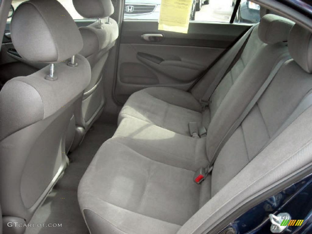 2007 Civic LX Sedan - Royal Blue Pearl / Gray photo #9