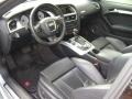 2009 Audi S5 Black Silk Nappa Leather Interior Prime Interior Photo