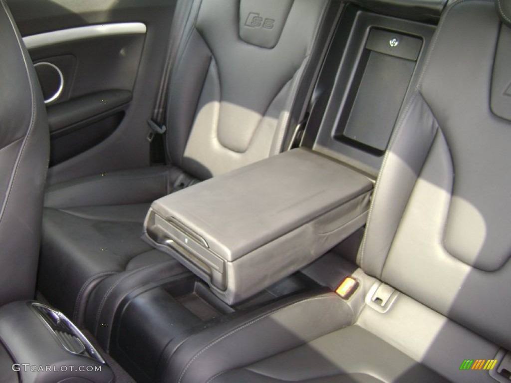 Black Silk Nappa Leather Interior 2009 Audi S5 4.2 quattro Photo #69339144