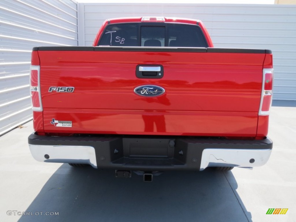 2012 F150 XLT SuperCrew - Race Red / Steel Gray photo #4