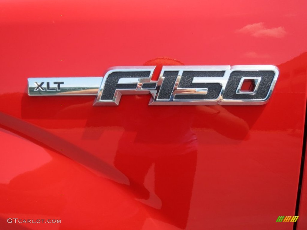 2012 F150 XLT SuperCrew - Race Red / Steel Gray photo #12