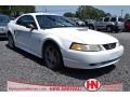 2000 Crystal White Ford Mustang V6 Coupe  photo #1