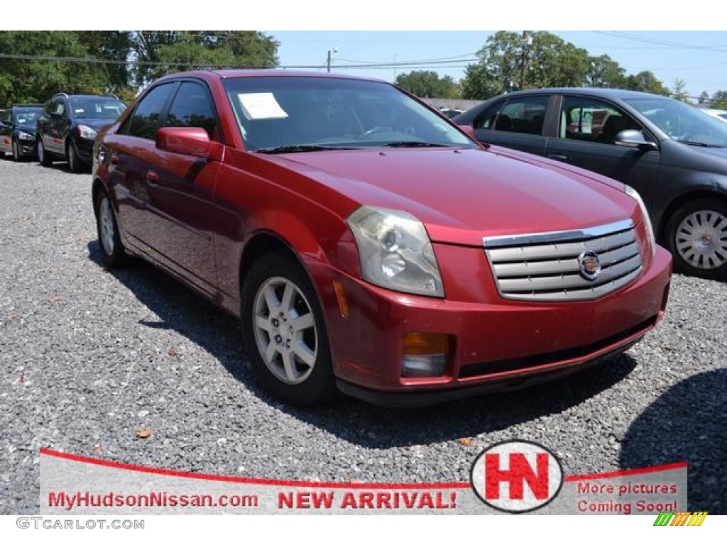 2005 CTS Sedan - Red Line / Light Neutral photo #1