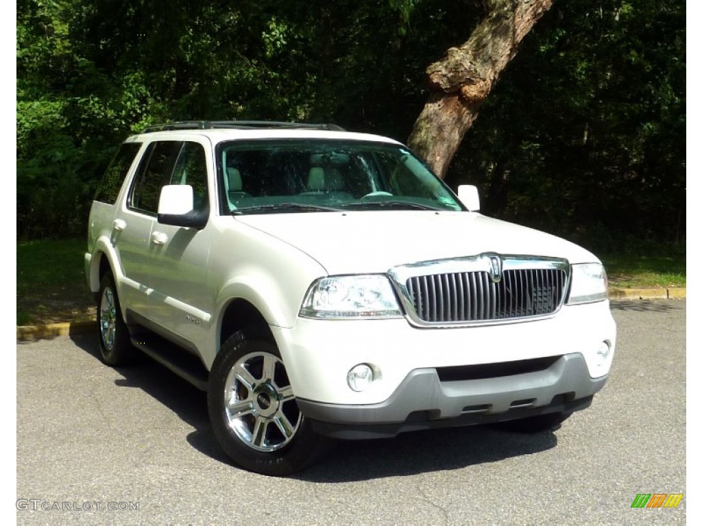 2004 Aviator Luxury AWD - Ceramic White Tri Coat / Dove Grey photo #1