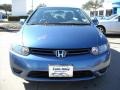2007 Atomic Blue Metallic Honda Civic LX Coupe  photo #2