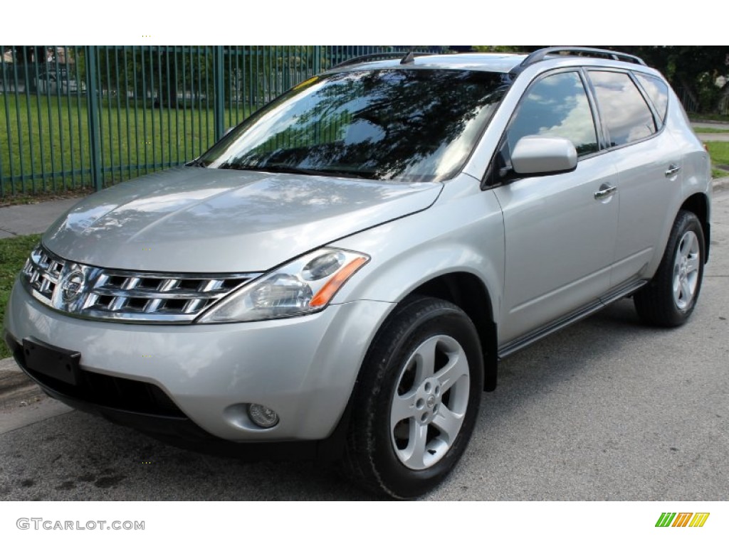 2003 Murano SL AWD - Sheer Silver Metallic / Charcoal photo #14