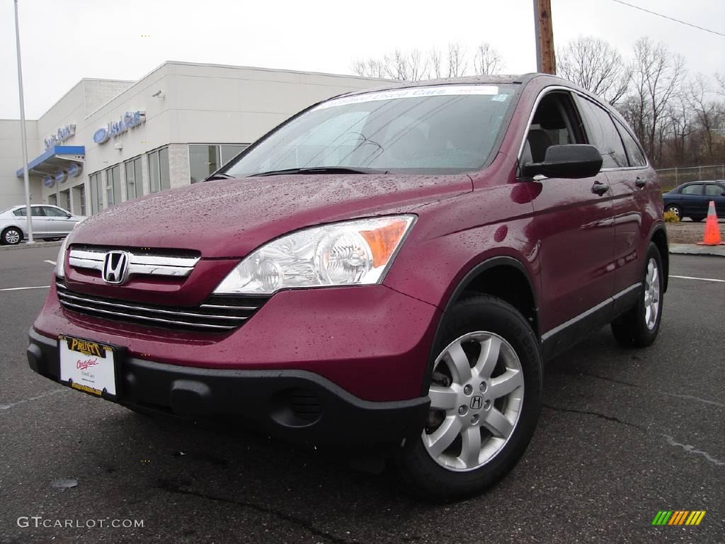 2007 CR-V EX 4WD - Tango Red Pearl / Gray photo #1