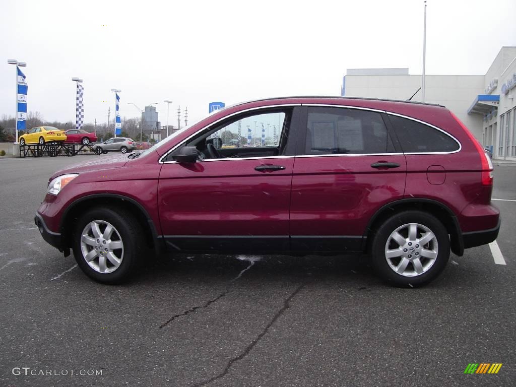 2007 CR-V EX 4WD - Tango Red Pearl / Gray photo #2