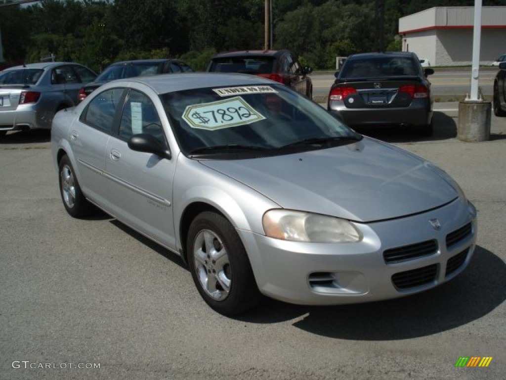 2001 Stratus SE Sedan - Bright Silver Metallic / Dark Slate Gray photo #3