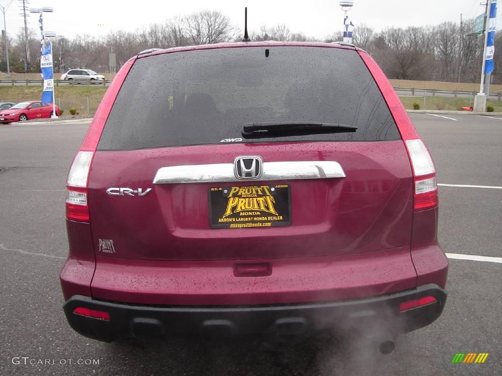 2007 CR-V EX 4WD - Tango Red Pearl / Gray photo #4