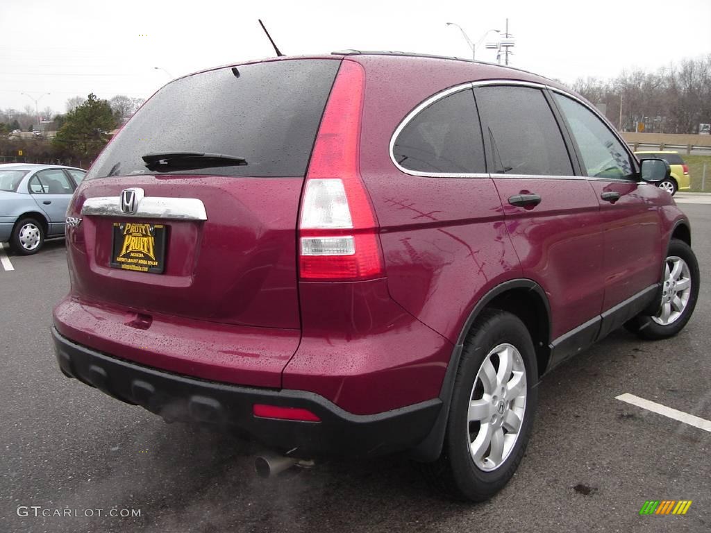 2007 CR-V EX 4WD - Tango Red Pearl / Gray photo #5